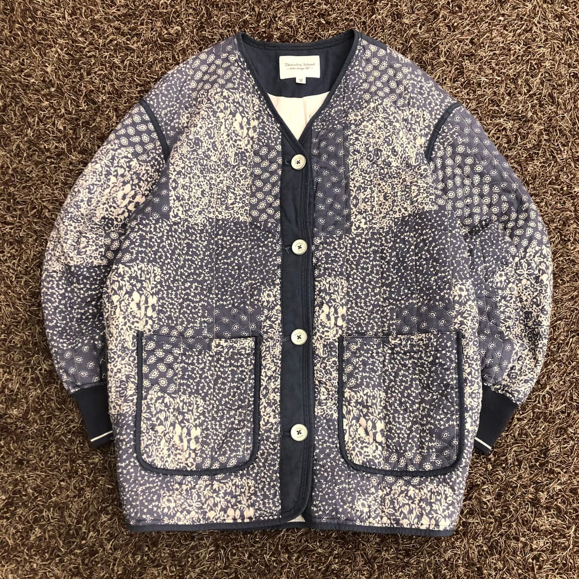 써스데이아일랜드 퀄팅 자켓 점퍼 상품이미지1