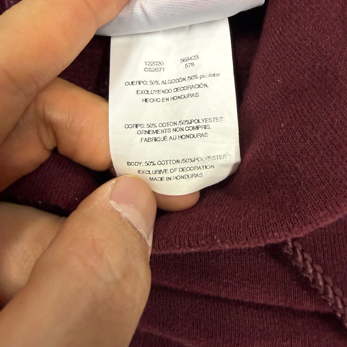 (M)챔피언 Champion 하버드 후드티셔츠(버건디) 상품이미지3