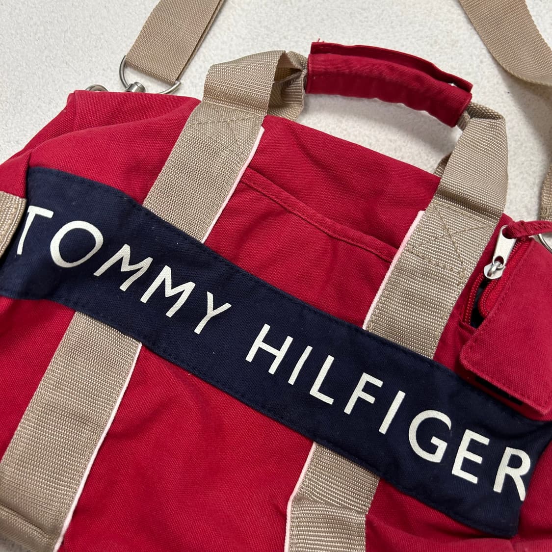 Tommy Hilfiger red hammer bag 상품이미지6