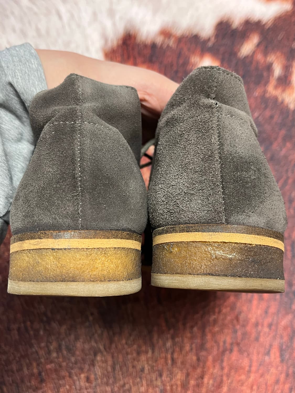 [270] 올세인츠 스웨이드 처카부츠 네이비그레이 상품이미지4