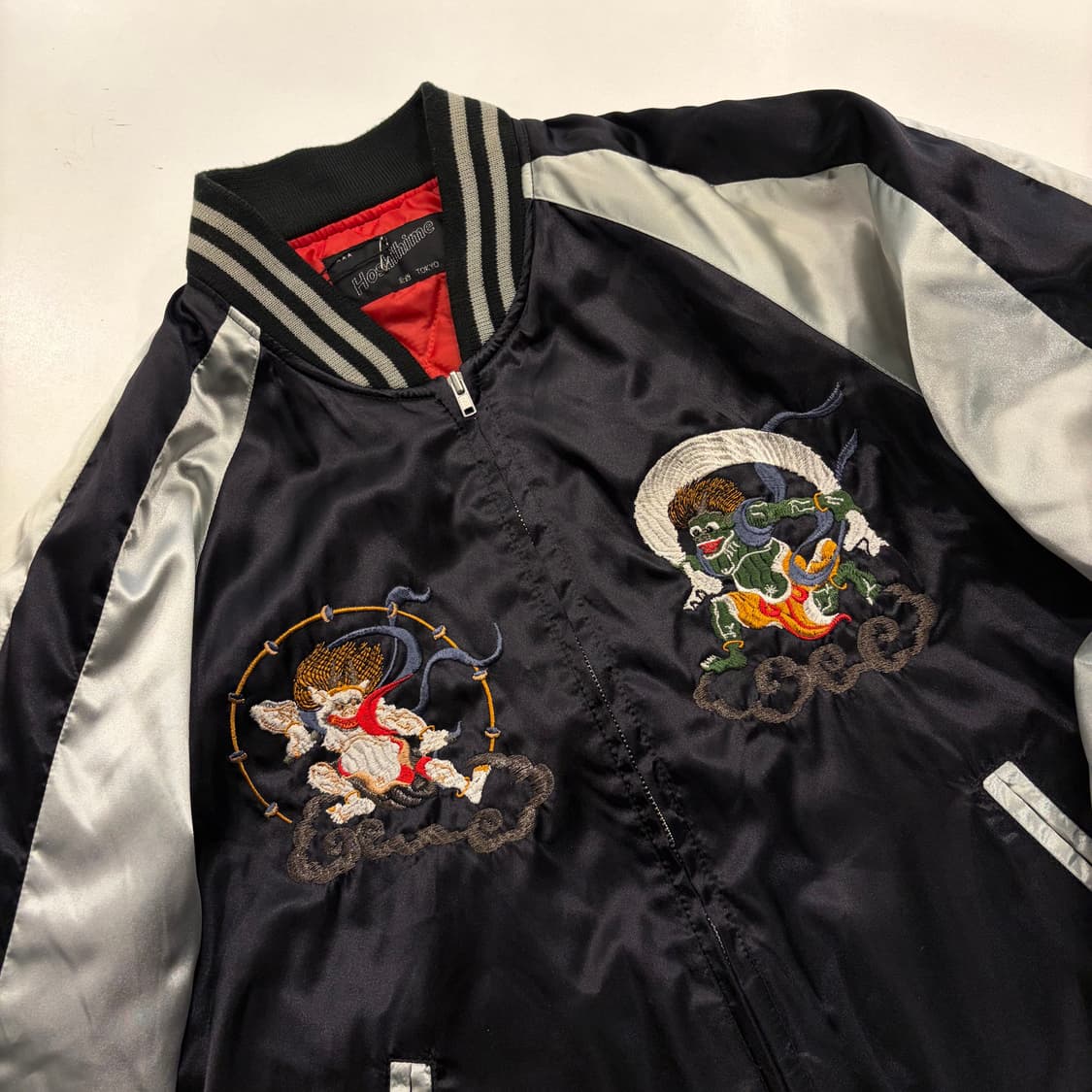 [LL] 호시히메 Hostihime 스카쟌 자켓 블랙 실버 자수 B269 상품이미지3