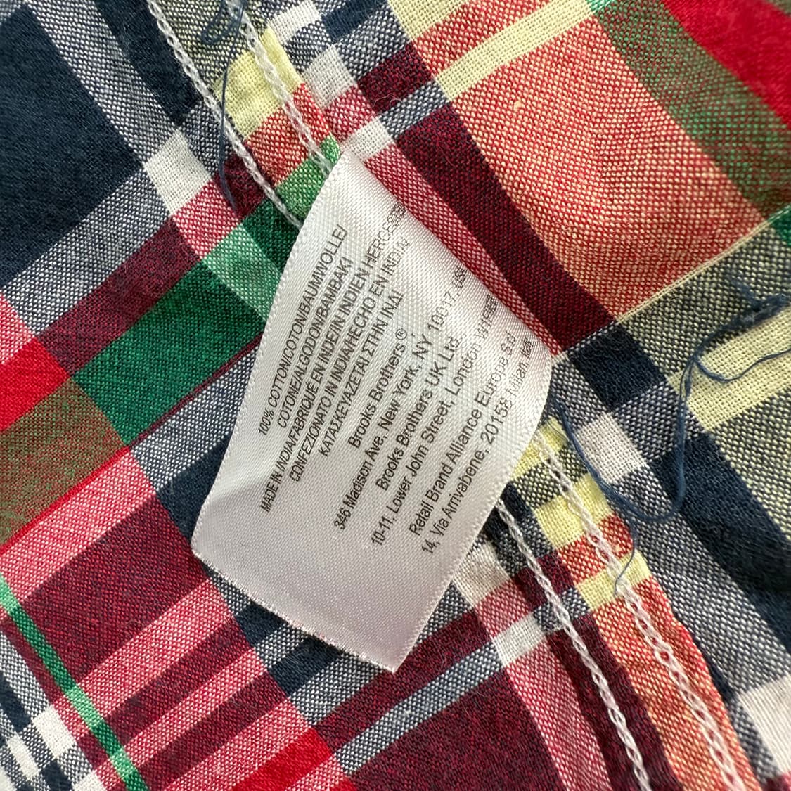 [XL] 브룩스브라더스 체크 셔츠 상품이미지6