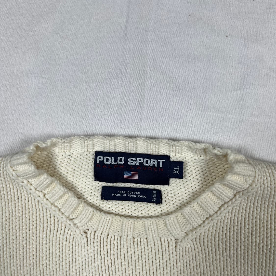 90’s 폴로스포츠 polo sport 성조기 니트 스웨터 상품이미지6