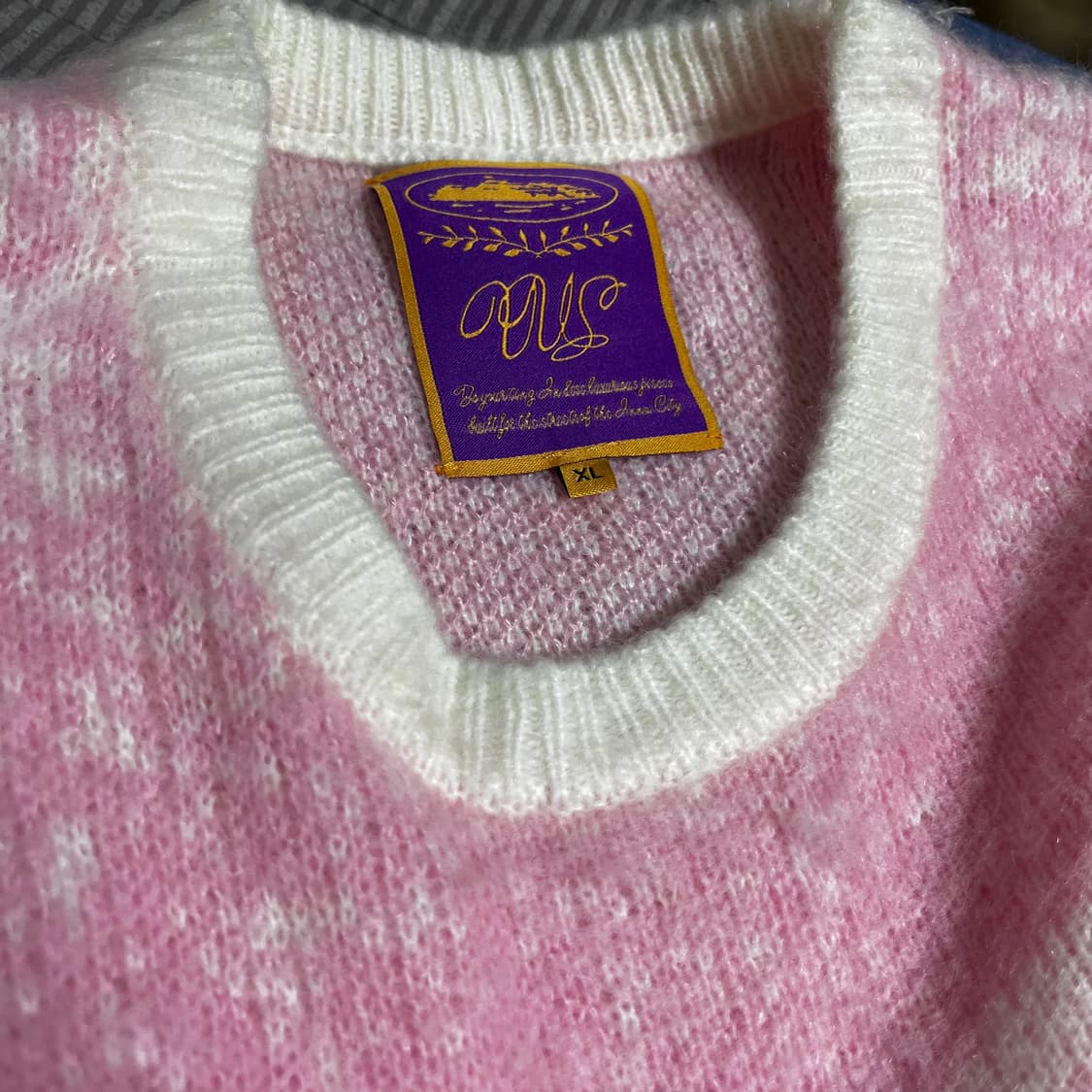 핑크 니트 상품이미지4