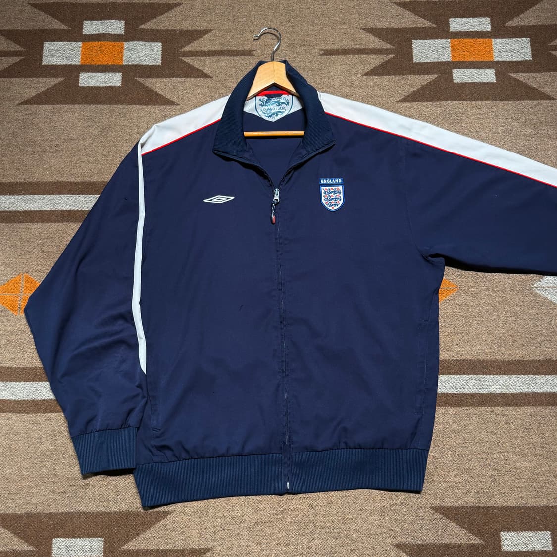 잉글랜드 엄브로 00s 국대 져지 집업 자켓 XL 상품이미지1