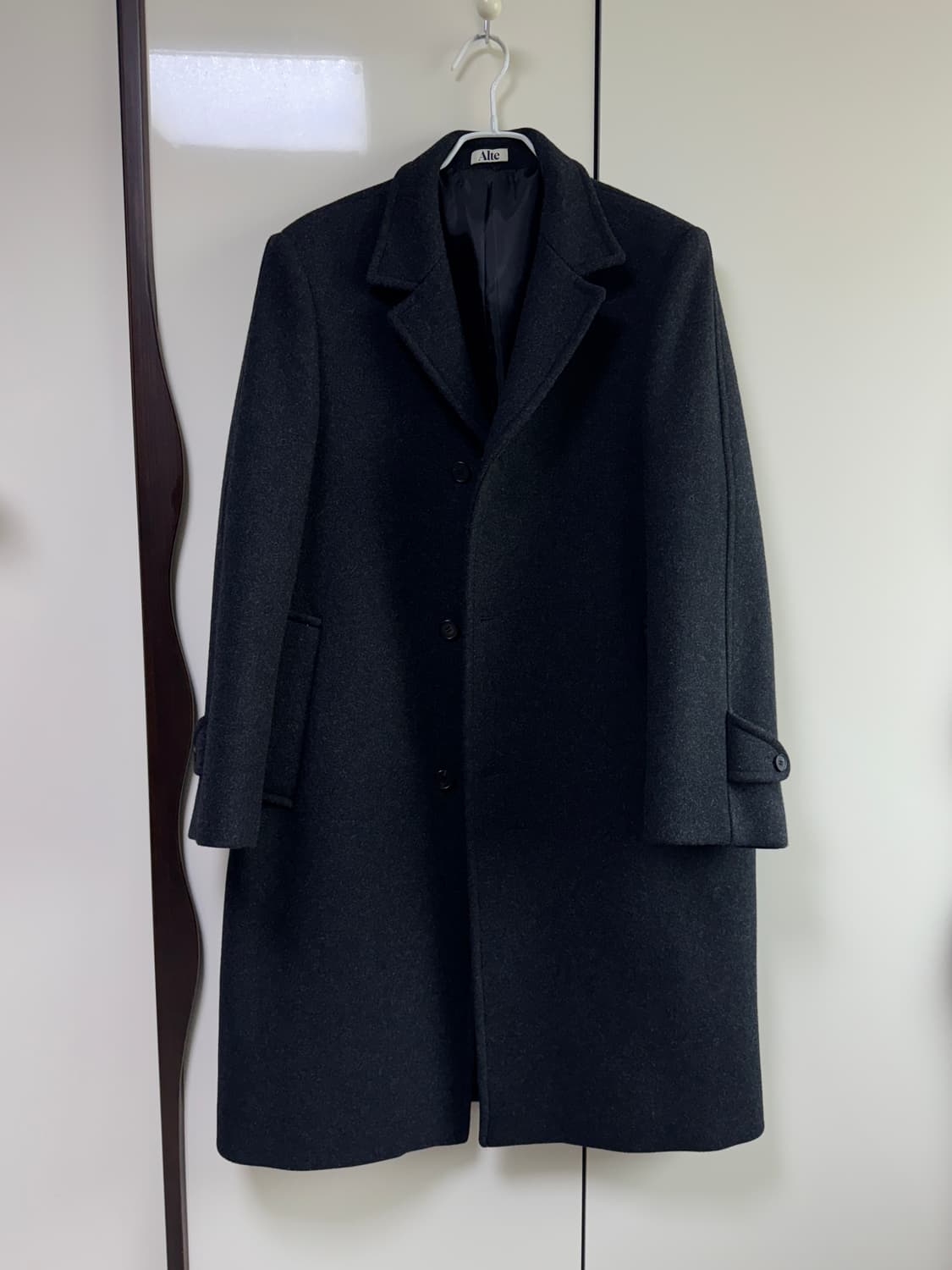 Alte 알테 빅슬리브 하프코트 차콜 상품이미지6