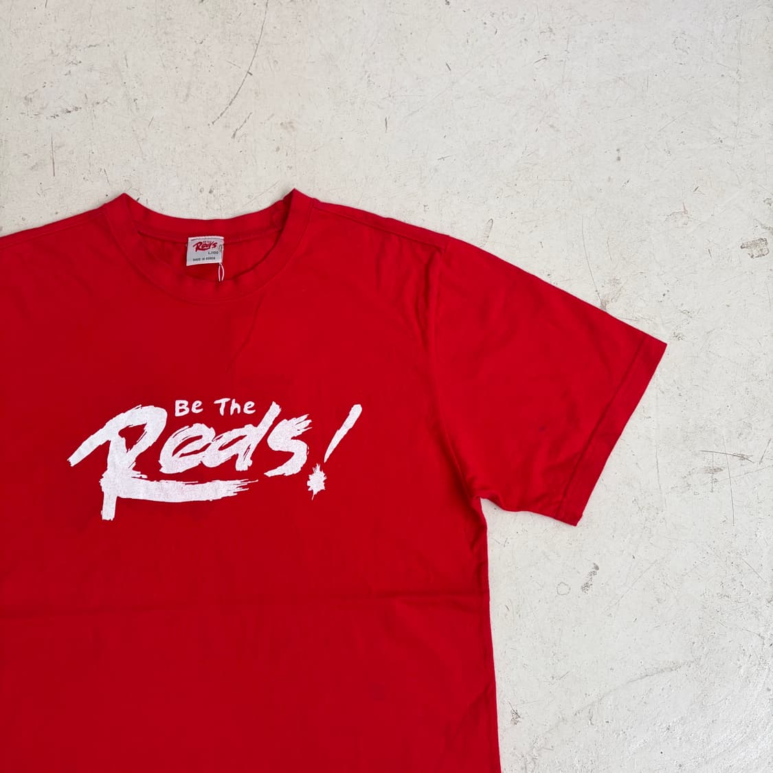 2002 월드컵 붉은악마 Be the Reds 응원 반팔티 L 상품이미지2