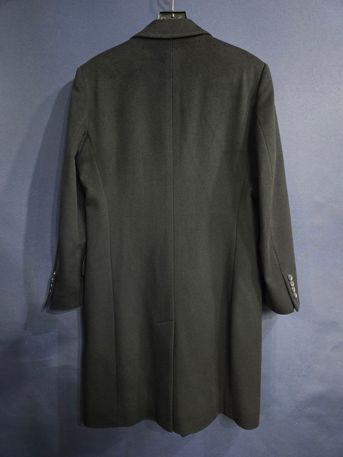 휴고보스 블랙컬러 남성 슬림핏 100 롱코트  상품이미지2