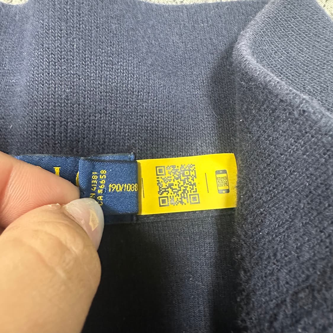 ✨ (바배) 폴로 랄프로렌 니트 반집업 상품이미지4