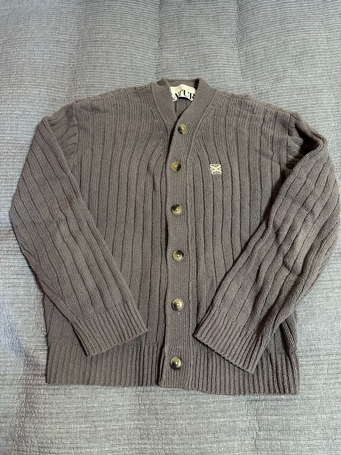 (XL) 세터 파로 부클 가디건 상품이미지1