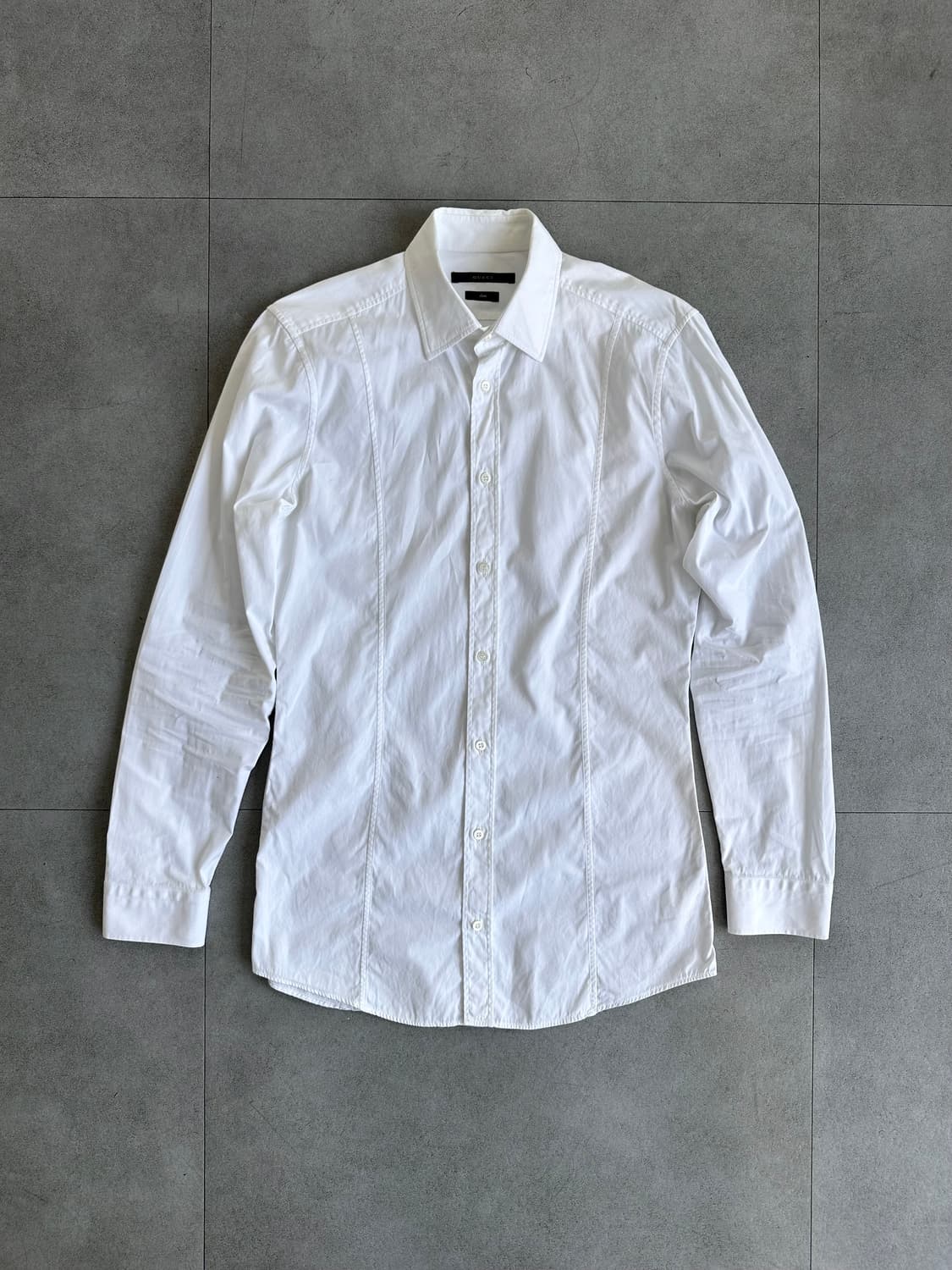 구찌 2012 슬림핏 화이트 드레스 셔츠 상품이미지1