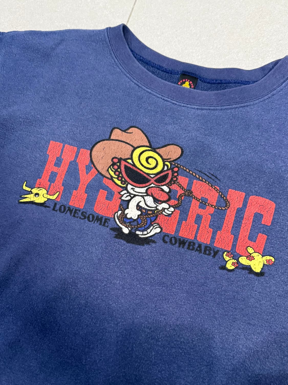 히스테릭 글래머 아카이브 플란넬 셔츠 결합 롱슬리브 맨투맨 스웨터 상품이미지2