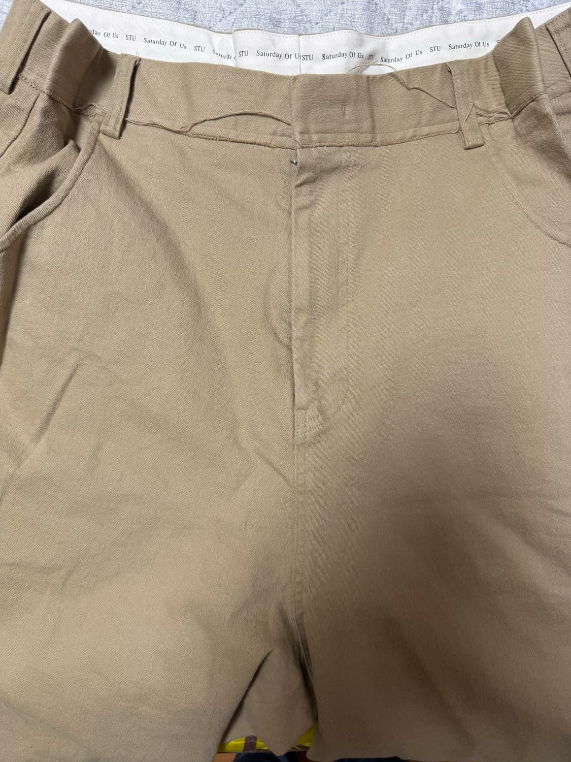 L) STU 턱팬츠 베이지 상품이미지2