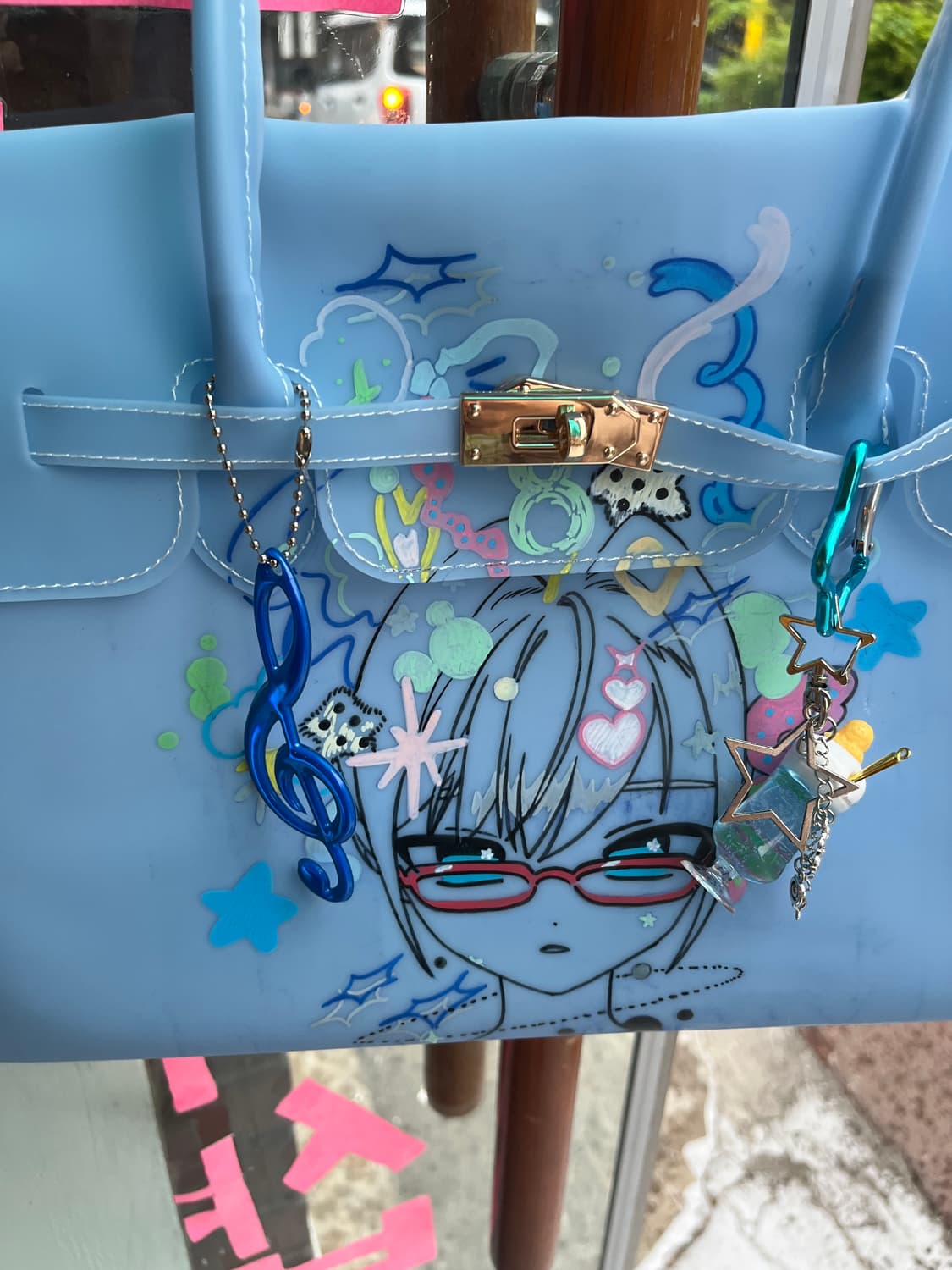 젤리버킨 M 블루 - 커스텀 상품이미지3