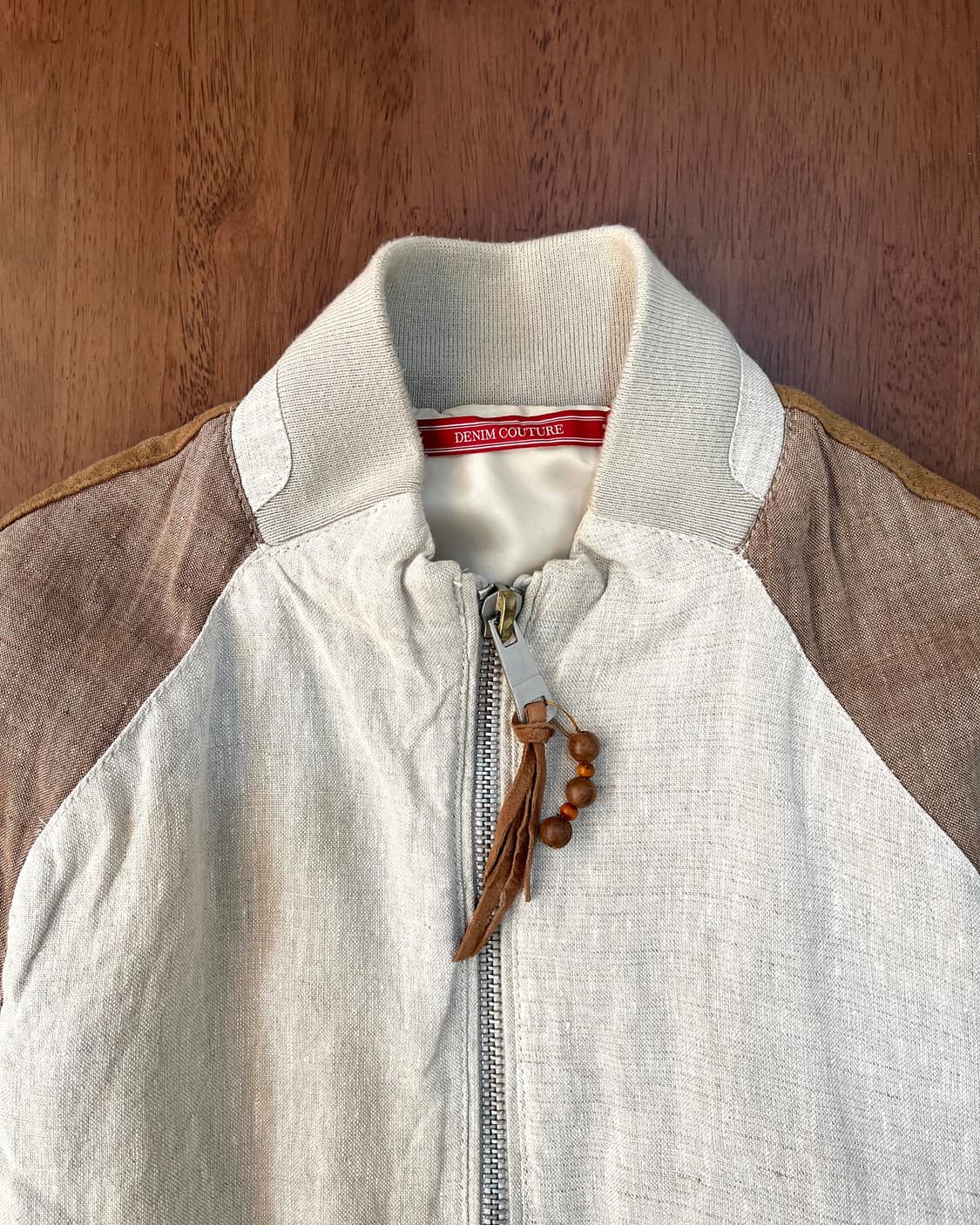 자라 데님 린넨 블루종 자켓  상품이미지3