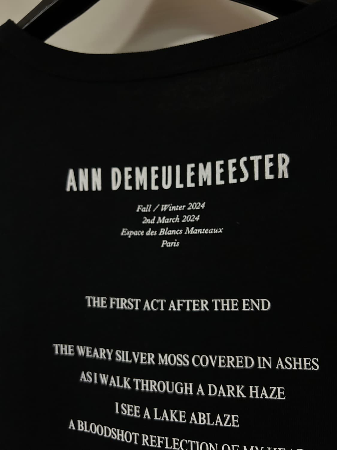 앤드뮐미스터 poem 티셔츠 상품이미지9