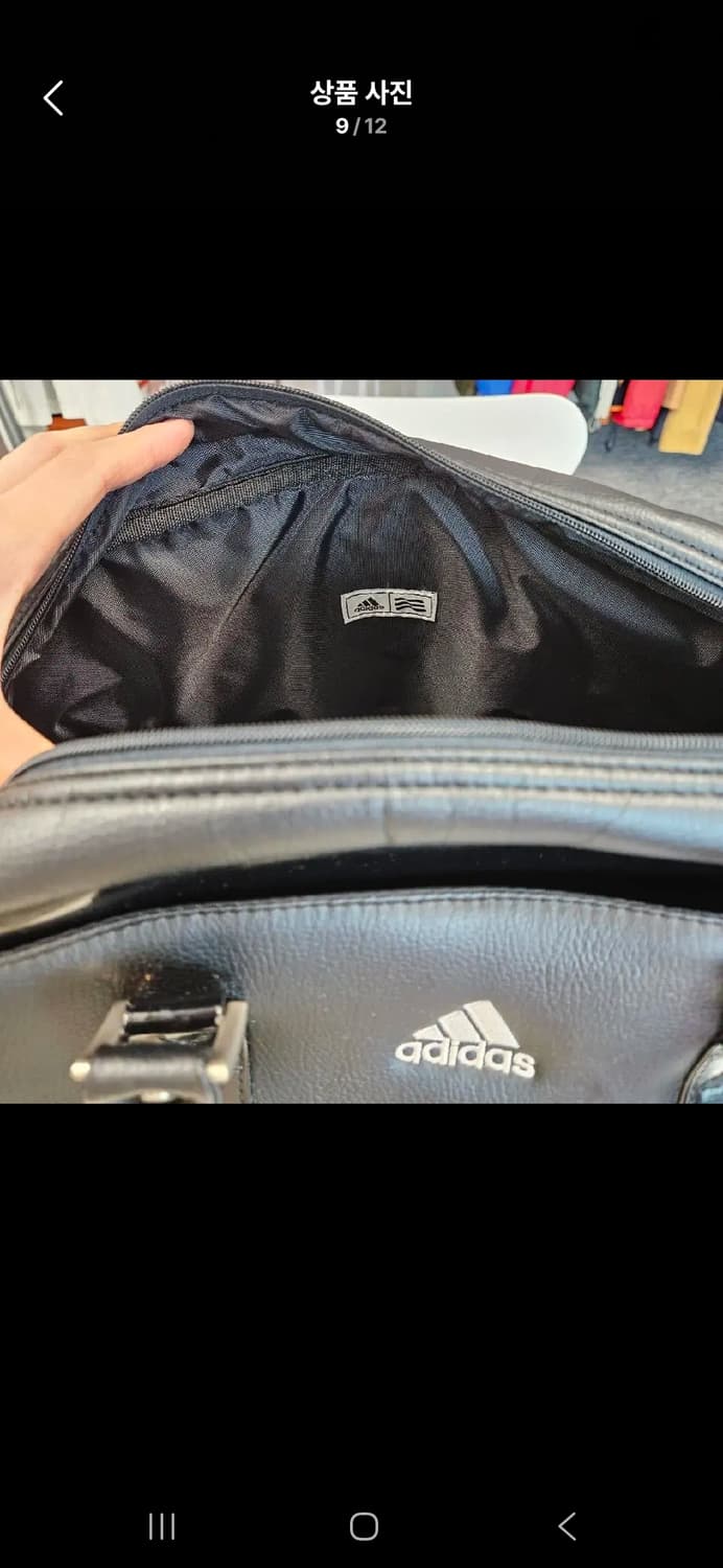 아디다스 가죽 보스턴백 상품이미지9