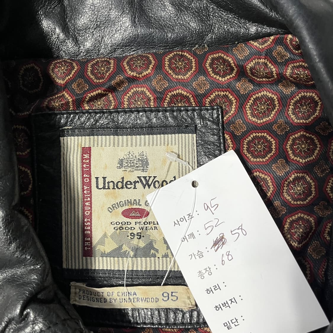 언더우드 레더자켓 상품이미지3