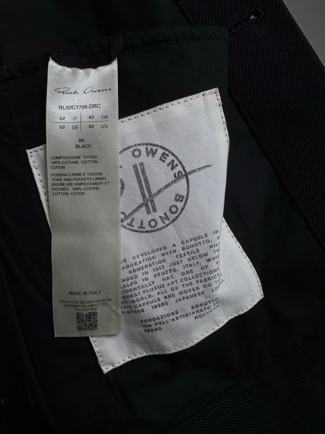 릭오웬스 트러커 셔츠 자켓 42 상품이미지3