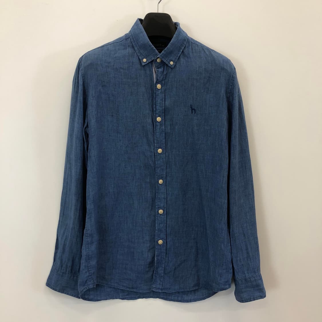 HAZZYS 헤지스 자수로고 린넨셔츠 100 상품이미지1