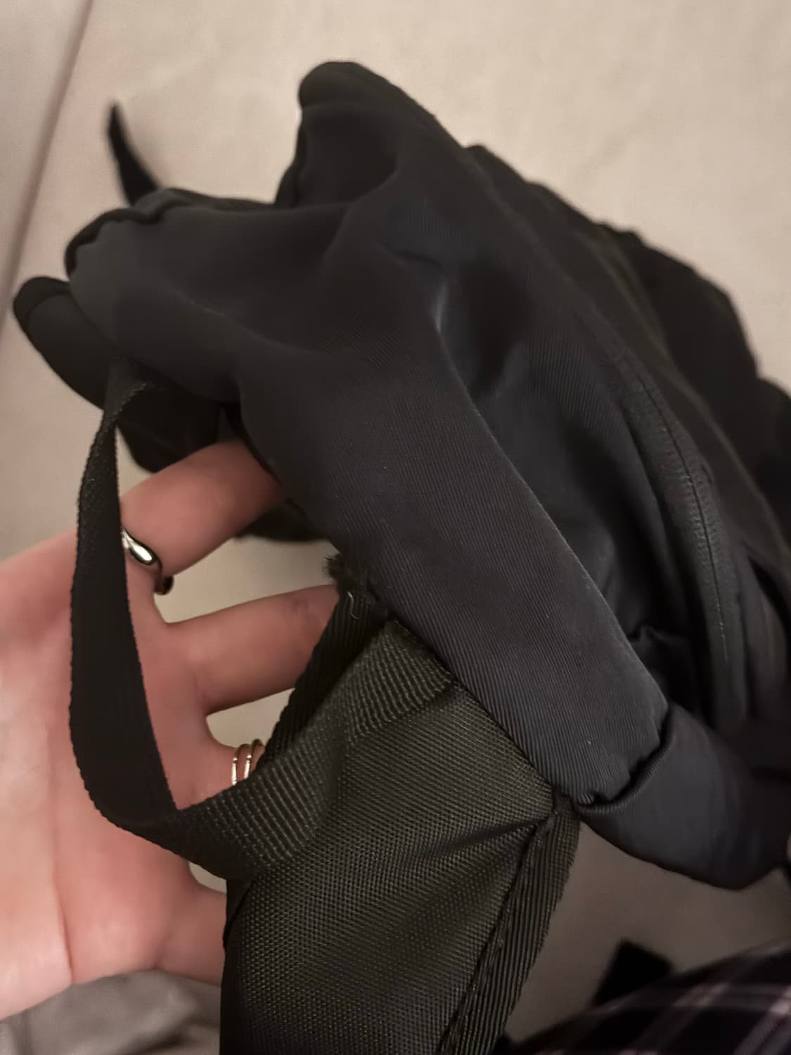 미스치프 롬버스 백팩 블랙 상품이미지6