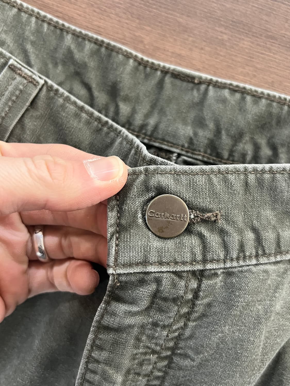 Carhartt 칼하트 던가리 핏 워크웨어 카고 팬츠 상품이미지6