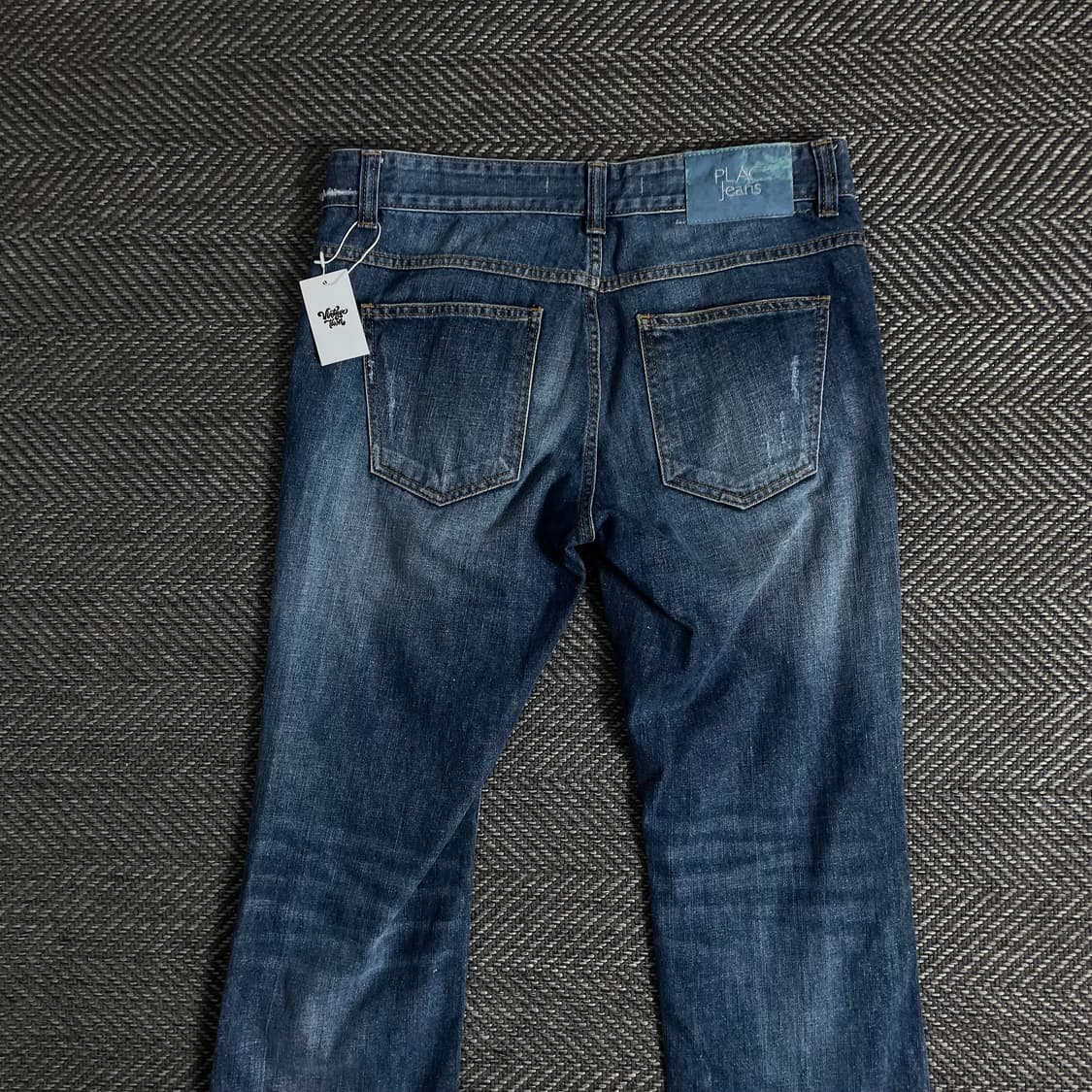 플랙 워싱 데님 스트레이트 팬츠y 3393 상품이미지6