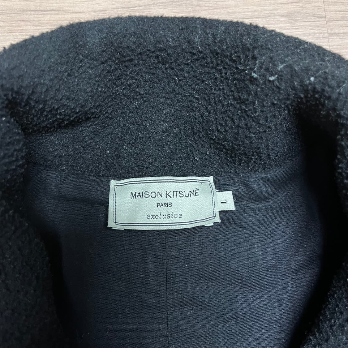 100 메종키츠네 실버폭스 플리스 한정판 자켓 상품이미지3