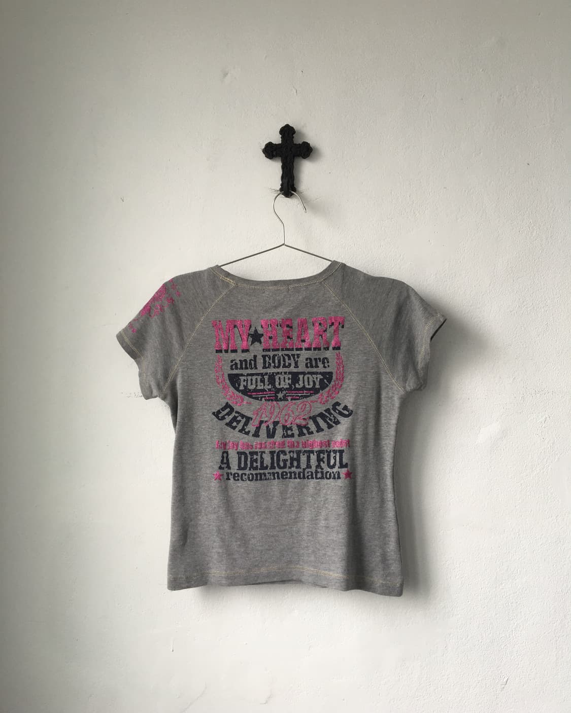 Glitter printing point t shirt 상품이미지2