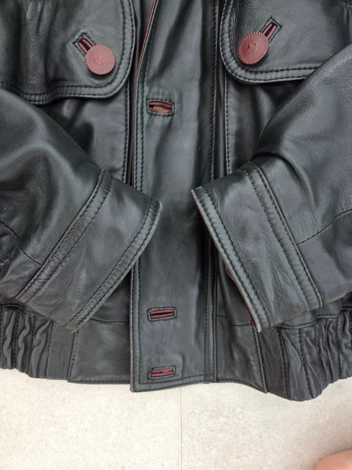 토라스 가죽 자켓 상품이미지5