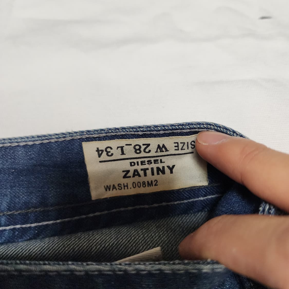 DIESEL ZATINY 워시드 데님팬츠 상품이미지9
