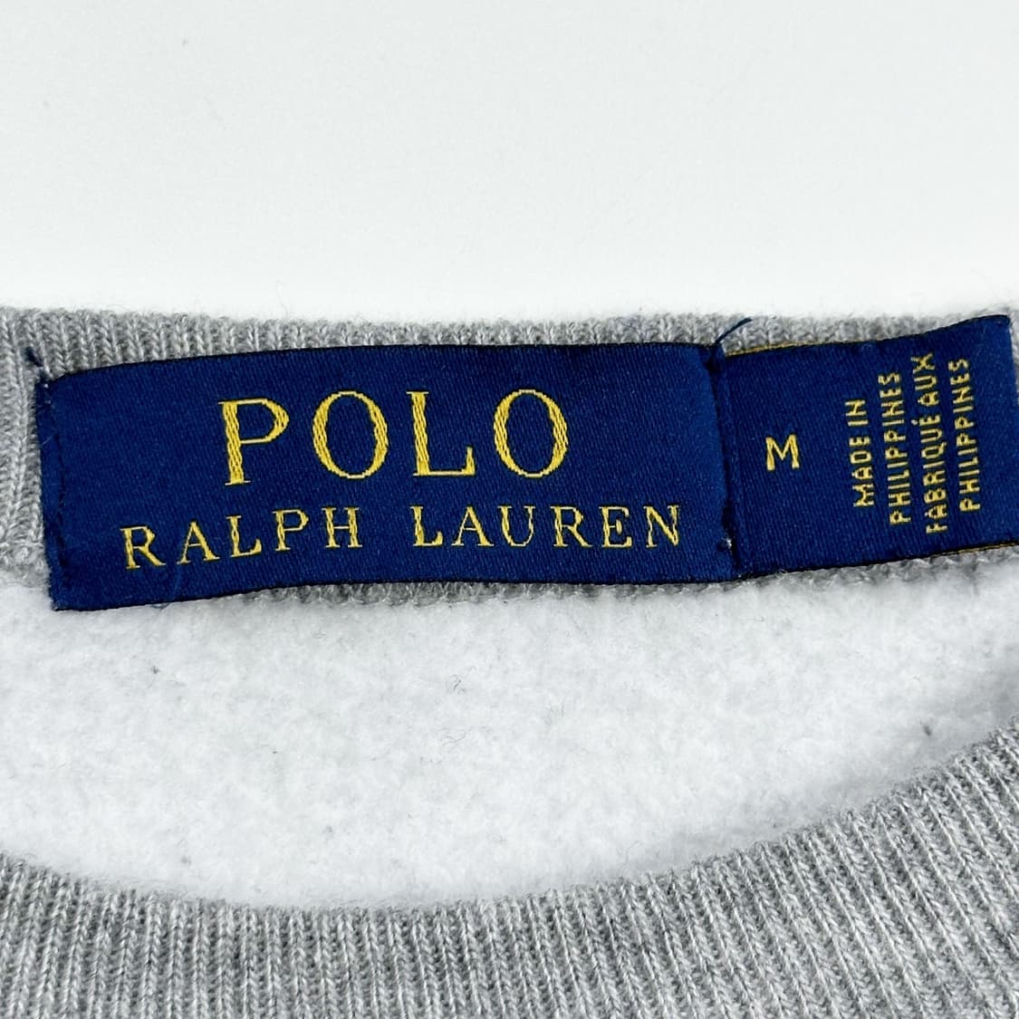 폴로 랄프로렌 클래식 그레이 맨투맨 (M) 상품이미지5