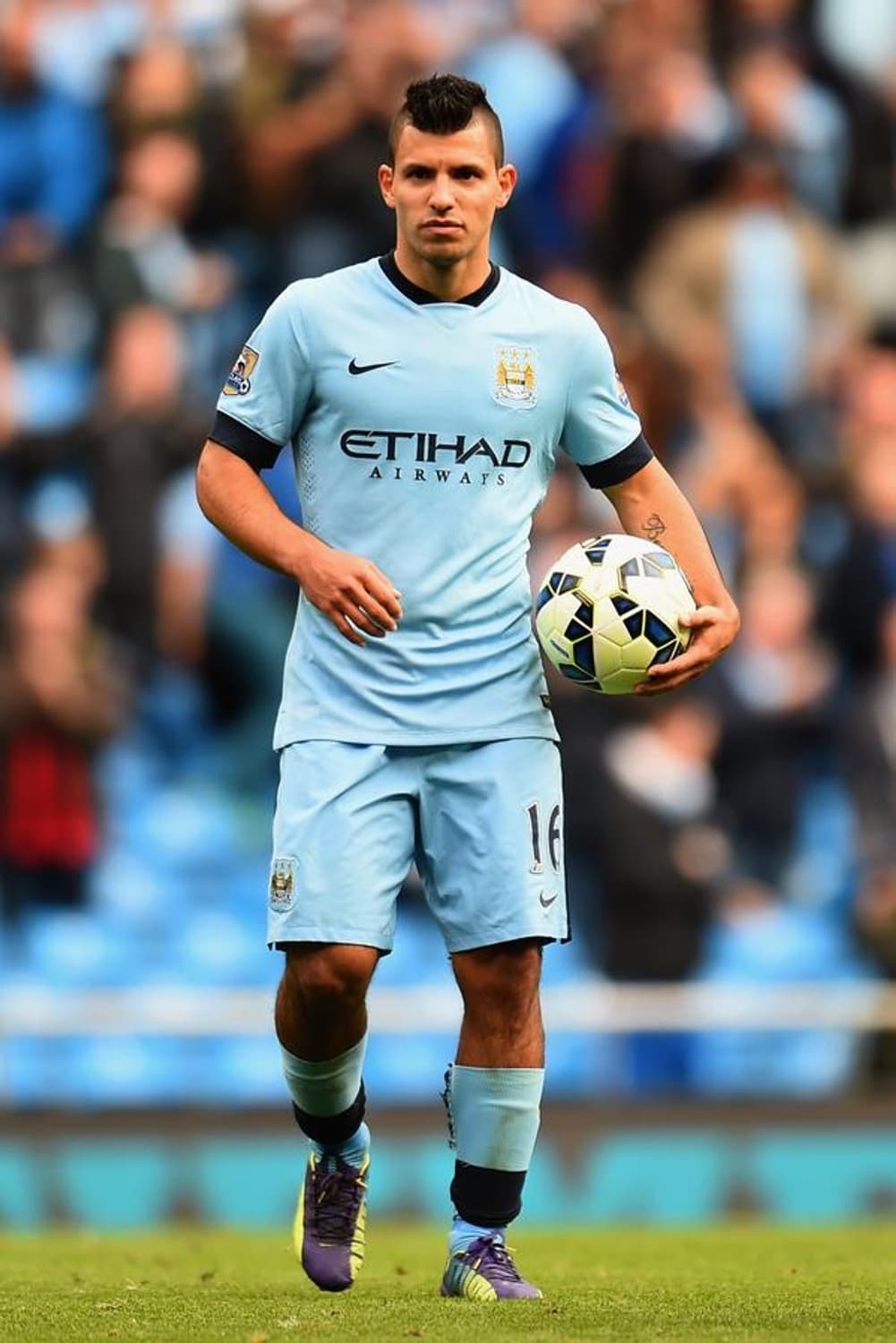 14-15 맨체스터시티 홈 아구에로 유니폼 정품 상품이미지5