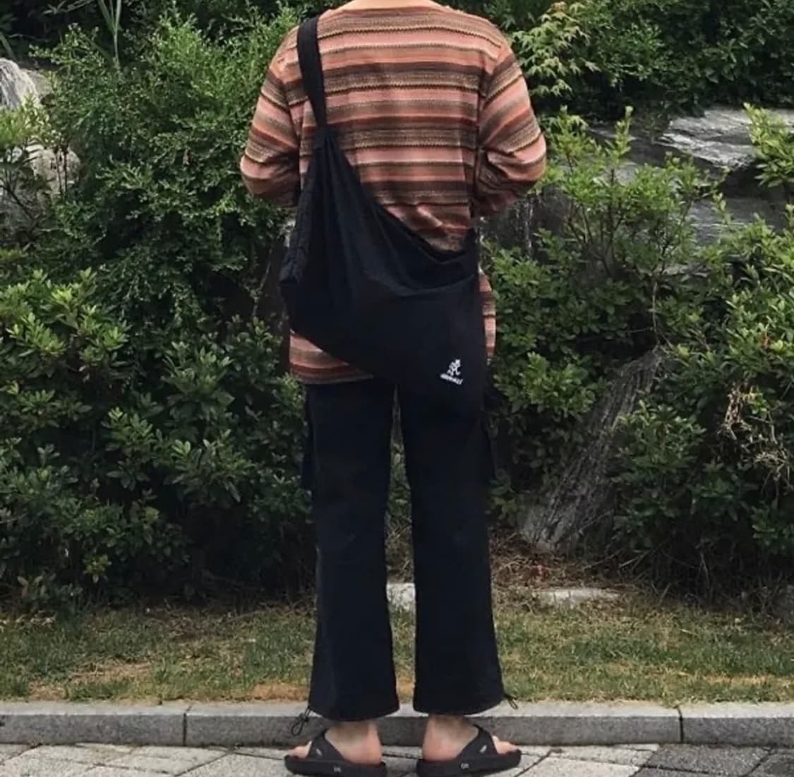 그라미치 빅 쇼퍼 크로스백/블랙 상품이미지2