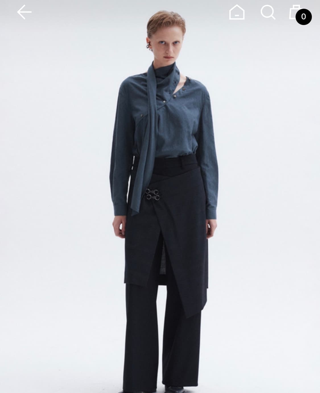 (새상품) 더일마 KANA PLAID PAREO PANTS-s 상품이미지4