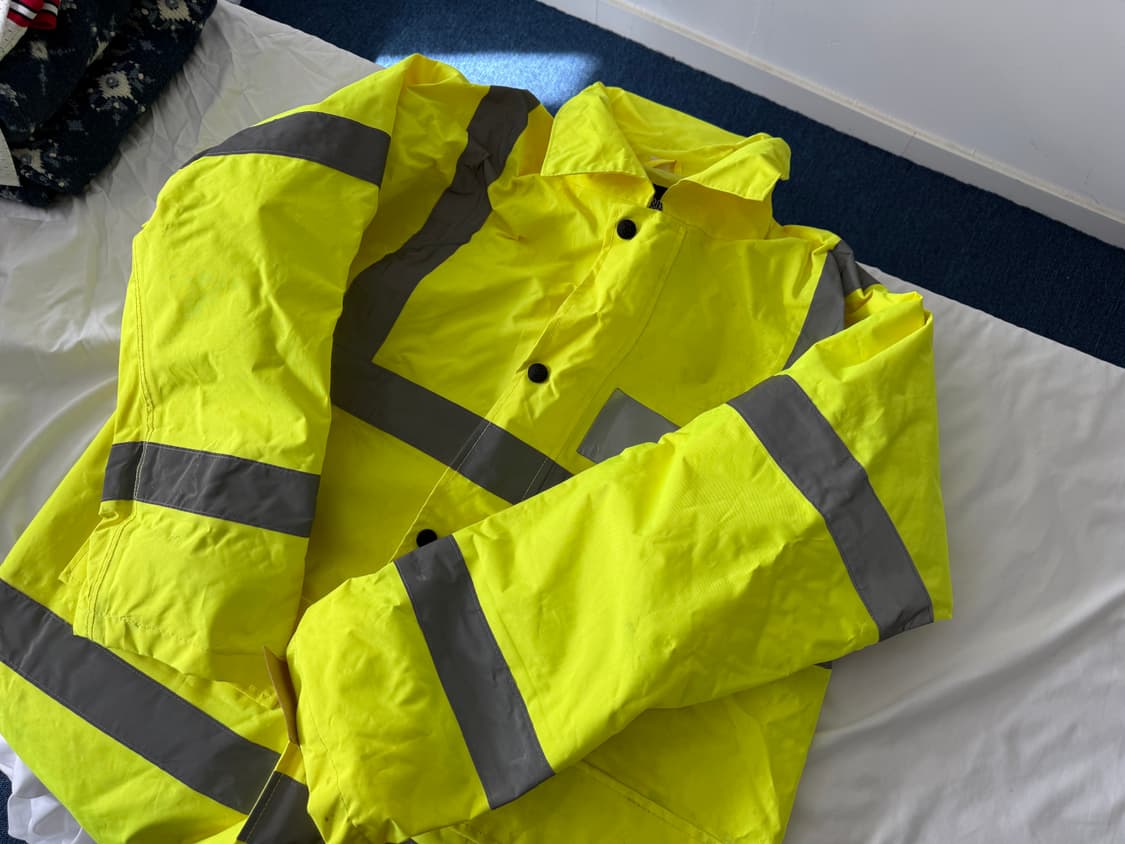 영국 경찰 시그널 우의 border control  형광 반사 우의 자켓 상품이미지1