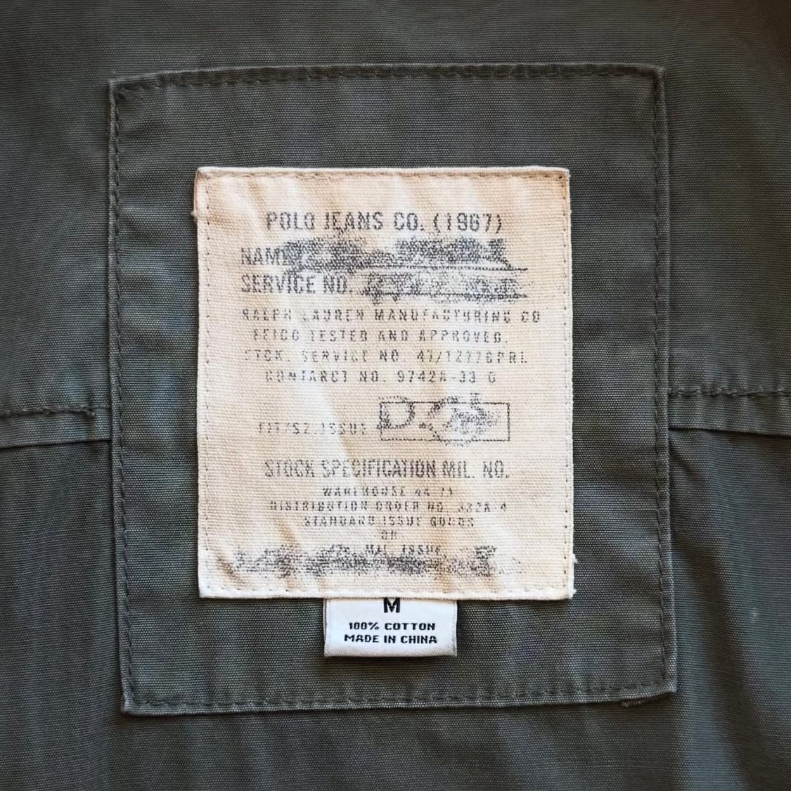 폴로 랄프로렌 밀리터리 필드 자켓 상품이미지9