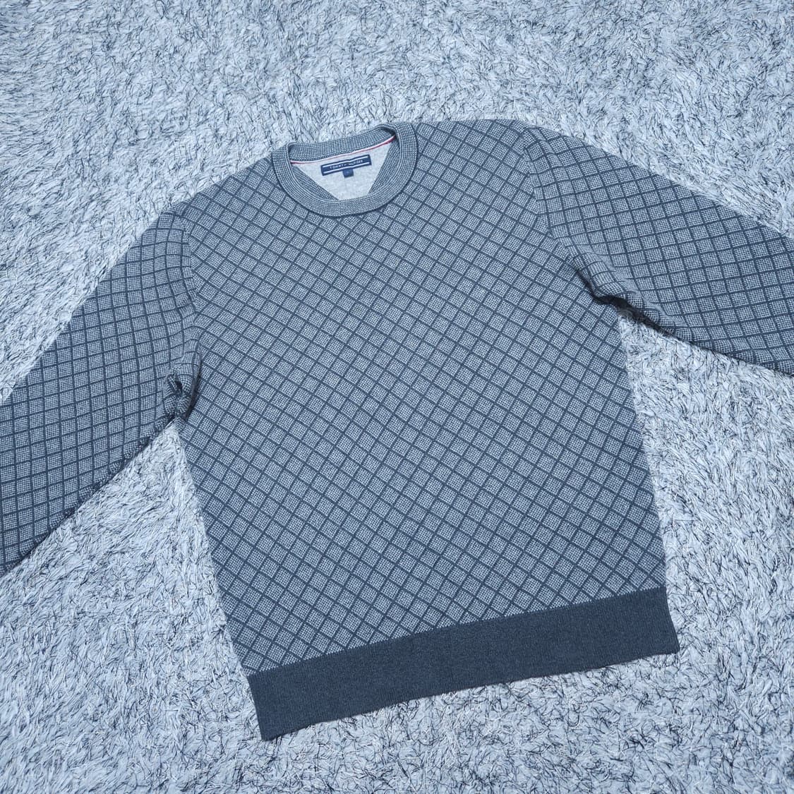 타미힐피거) M 남자 라운드 모직혼방니트 / 왕눈이샵 상품이미지2