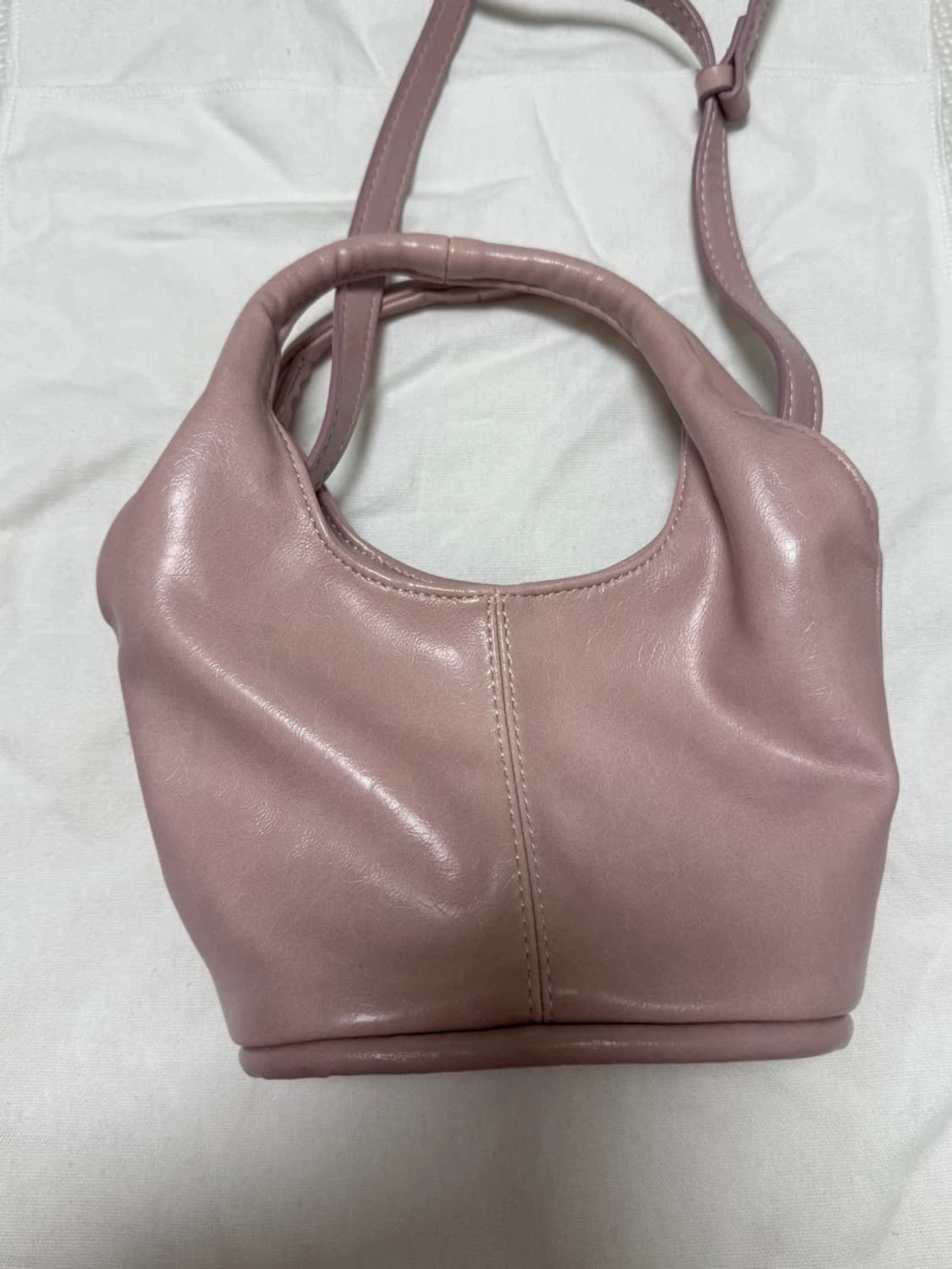 여밈 마이크로 베이스 백 핑크 (96000원) 상품이미지6