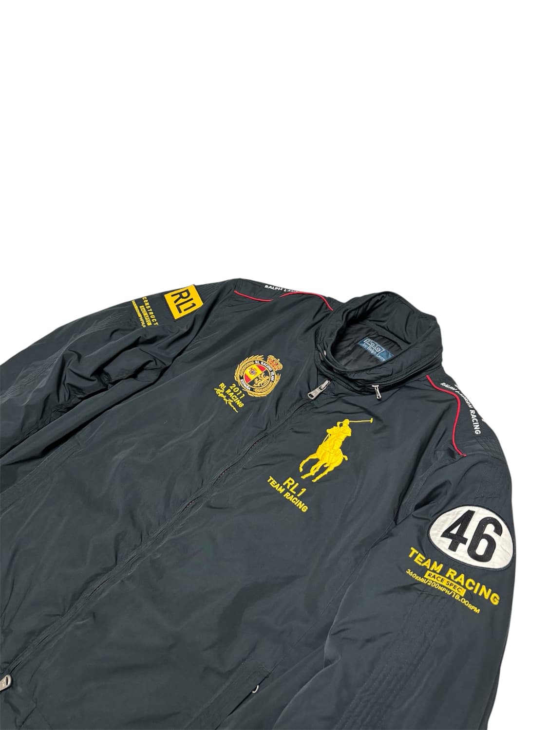 폴로 랄프로렌 빅포니 에스파냐 RL1 레이싱 봄버 자켓 2XL 상품이미지3