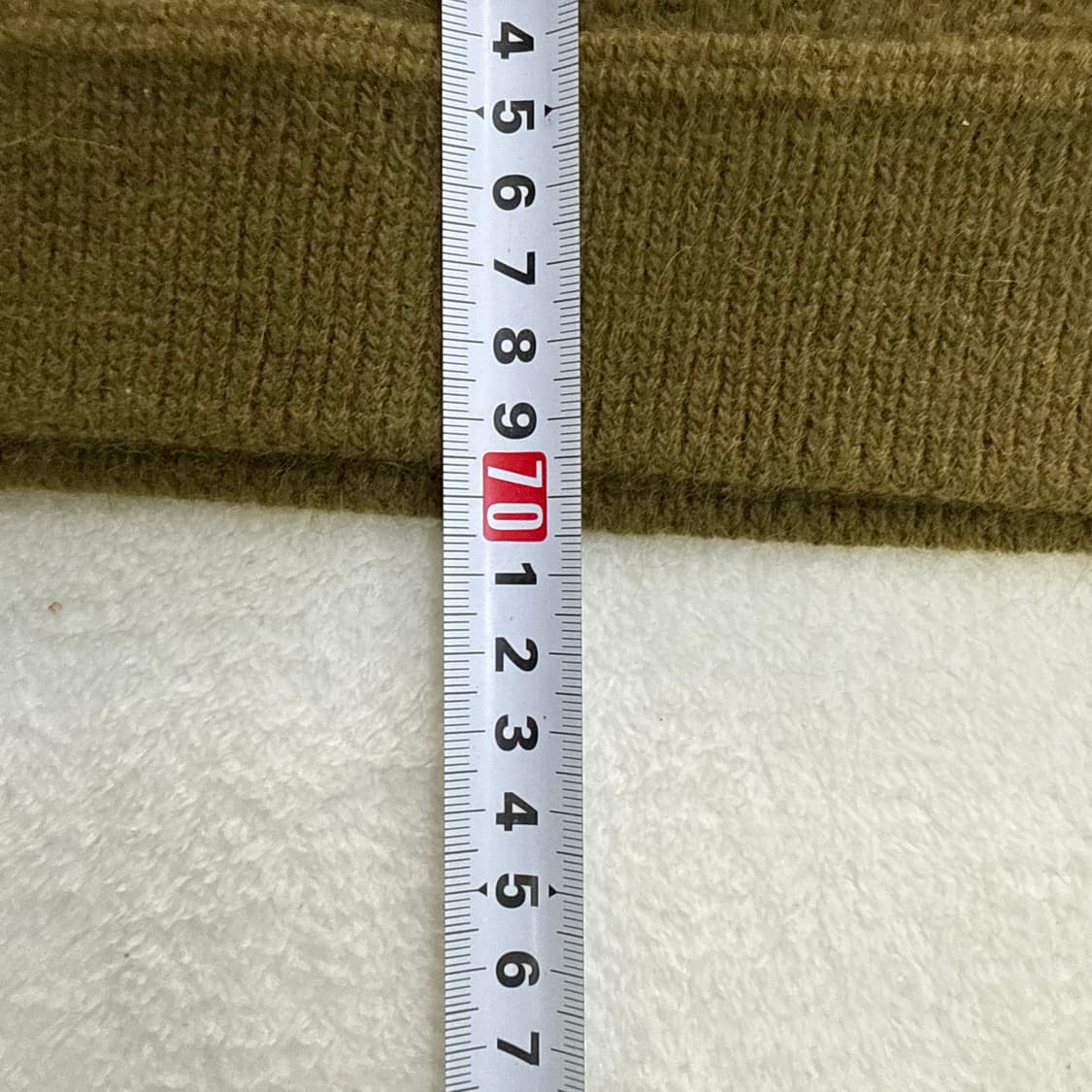 90 시스템 카키 앙고라 니트 0303T 상품이미지6