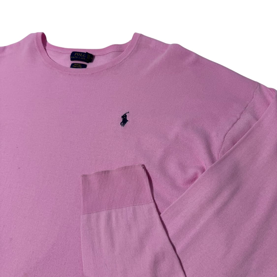 여성 신형 폴로 랄프로렌 딸기우유 면니트 상품이미지3