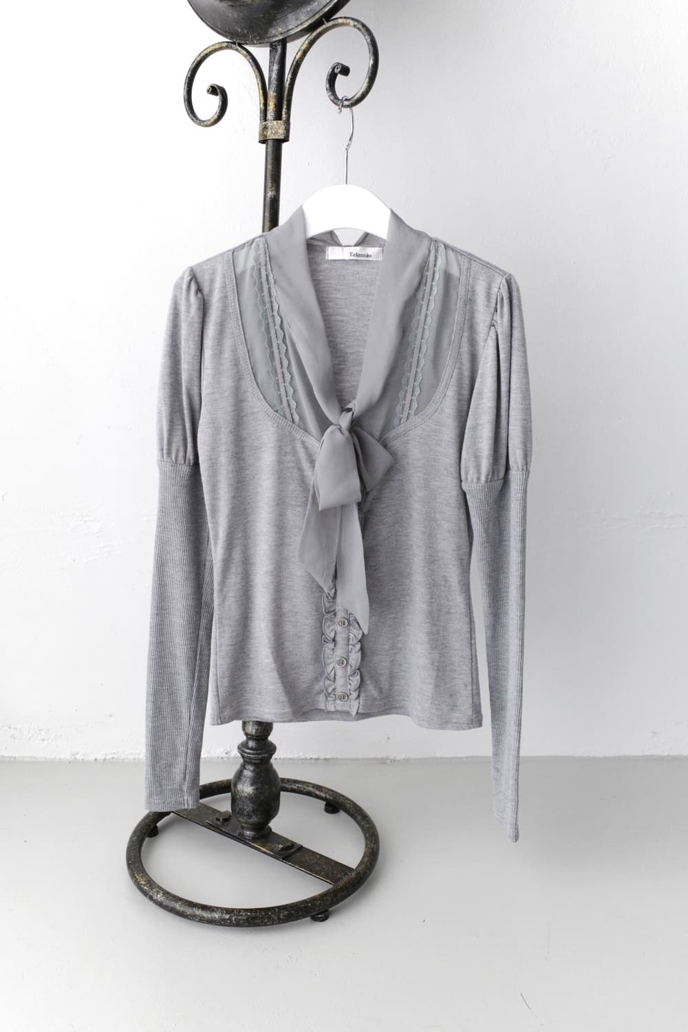 ribbon puff long sleeve 상품이미지1