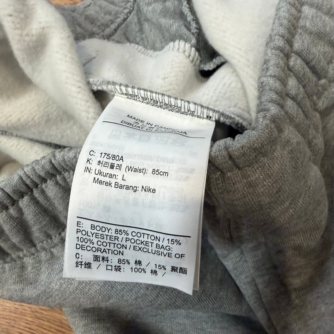 Nike NSW 솔로 스우시 오픈 헴 플리스팬츠 상품이미지3