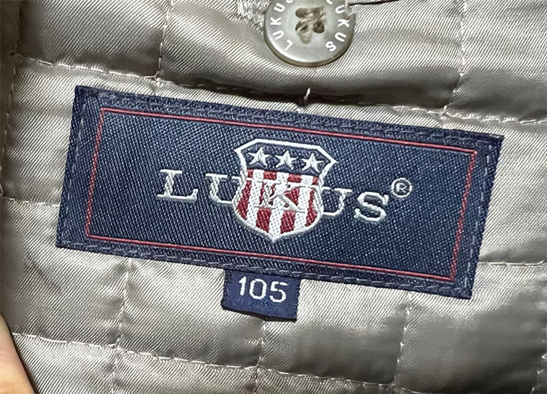 LUKUS 남자 모직자켓 하프코트 캐시미어 캐주얼 XL 105 상품이미지3