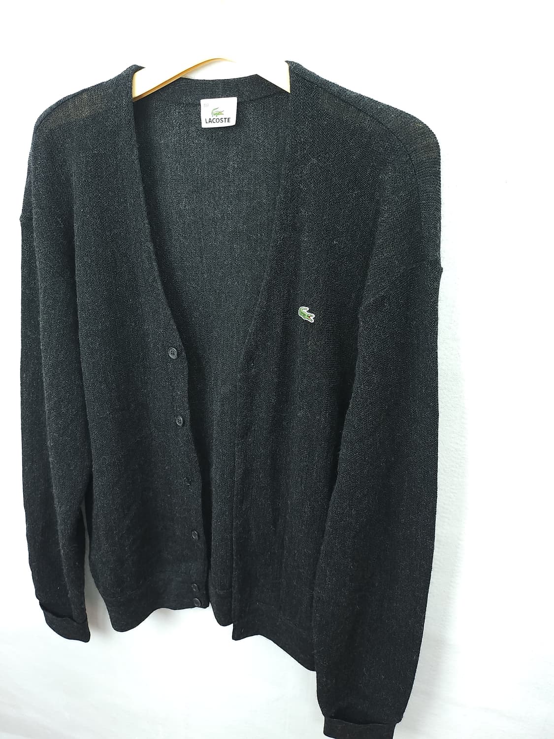라코스테 울 딥그레이 가디건 110 XXL 상품이미지5