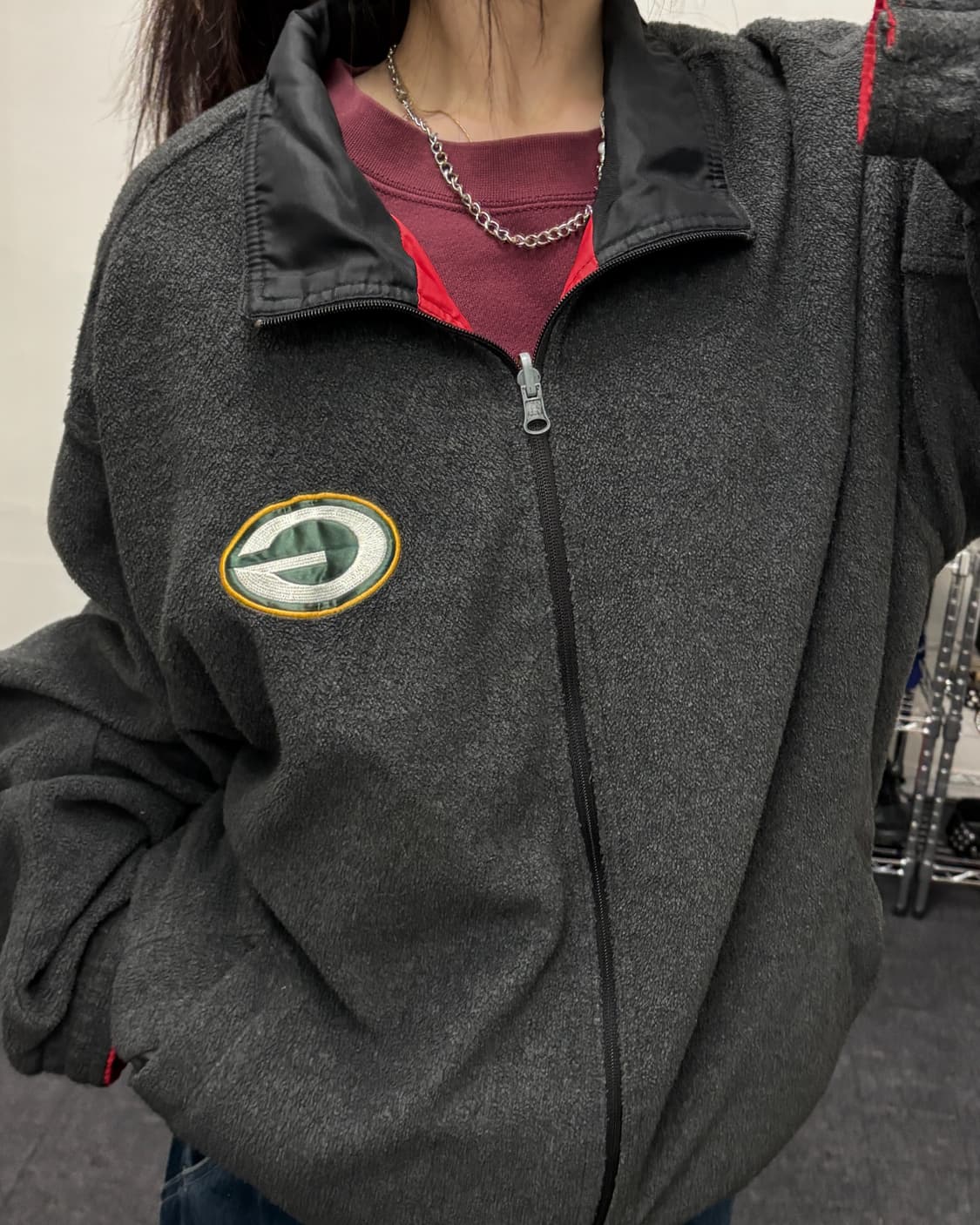 NBA 90s 리버시블 플리스 자켓 상품이미지2