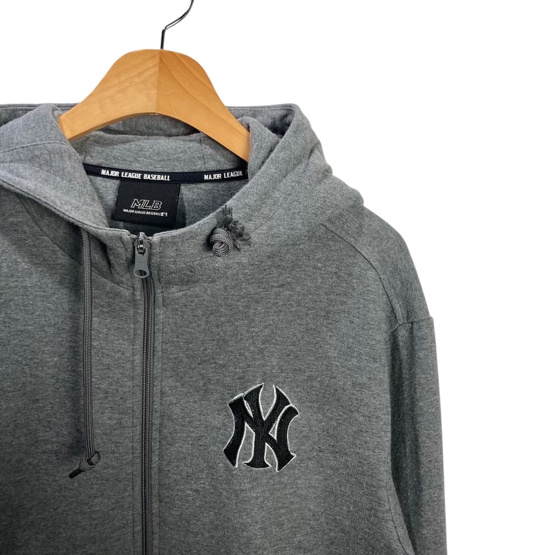 MLB 양키즈 그레이 후드집업 상품이미지3