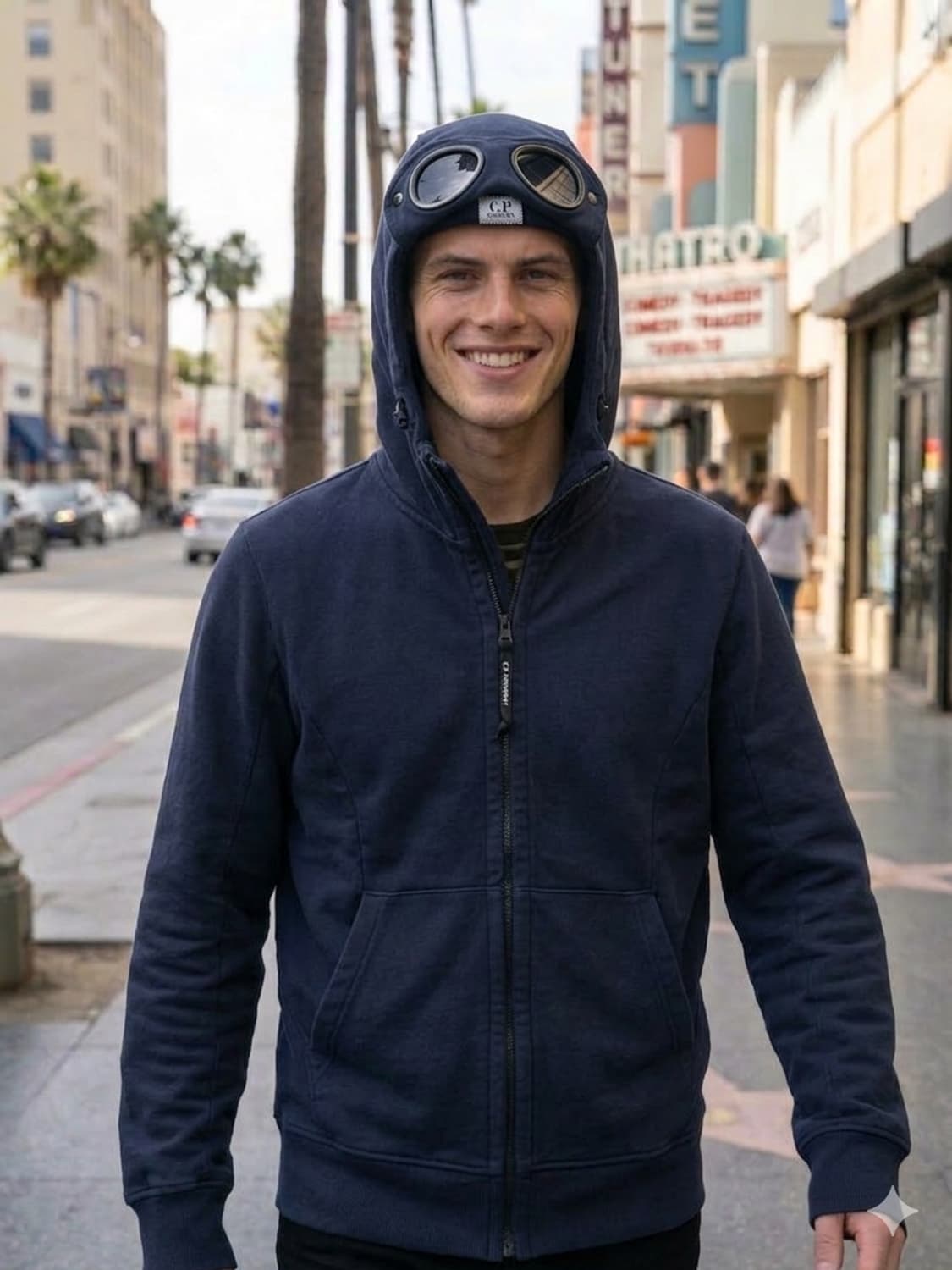 [국내정품] CP  컴퍼니 고글 후드 집업(100사이즈) 상품이미지1