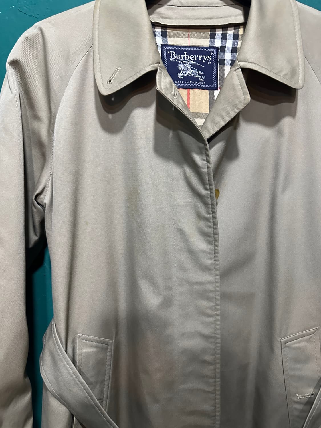 버버리 노바체크 트렌치코트  상품이미지9